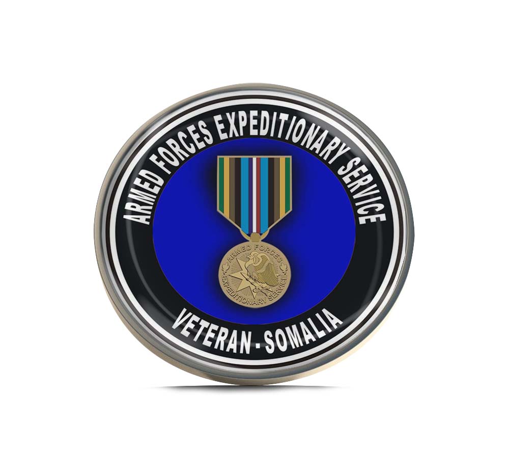 Armed Forces Expeditionary Medal Somalia Limited Edition Lapel Pin Exclusive Metal Brooch Badge Accessories For Backpack, Clothes, Hats | Cute Gifts and Collectibles