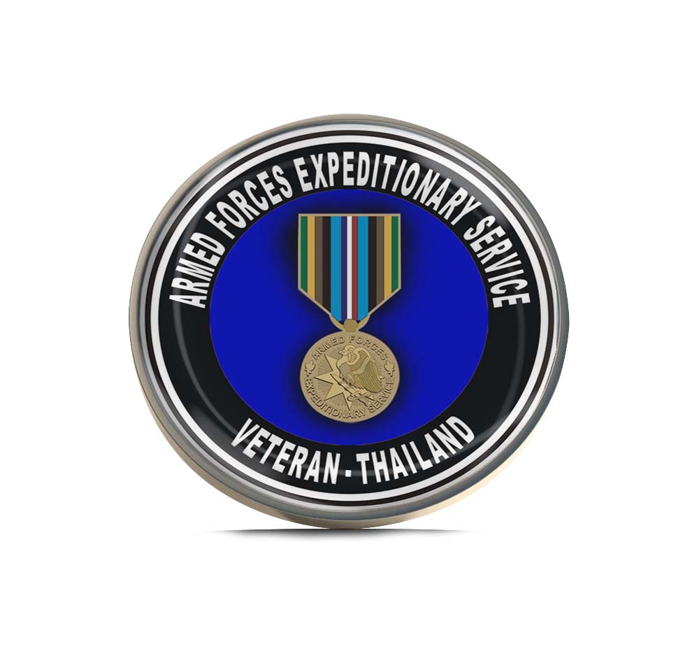 Armed Forces Expeditionary Medal Thailand Limited Edition Lapel Pin Exclusive Metal Brooch Badge Accessories For Backpack, Clothes, Hats | Cute Gifts and Collectibles