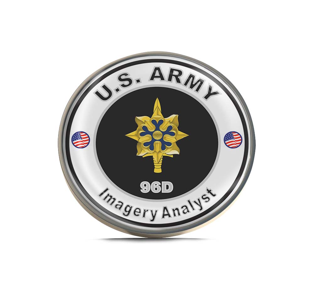 U.S. Army MOS 96D Imagery Analyst Limited Edition Lapel Pin Exclusive Metal Brooch Badge Accessories For Backpack, Clothes, Hats | Cute Gifts and Collectibles