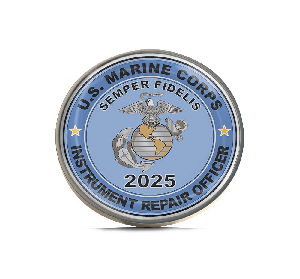 U.S.M.C. MOS 2025 Instrument Repair Officer Limited Edition Lapel Pin Exclusive Metal Brooch Badge Accessories For Backpack, Clothes, Hats | Cute Gifts and Collectibles