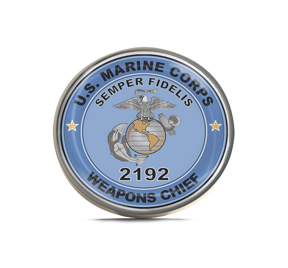 U.S.M.C. MOS 2192 Weapons Chief Limited Edition Lapel Pin Exclusive Metal Brooch Badge Accessories For Backpack, Clothes, Hats | Cute Gifts and Collectibles