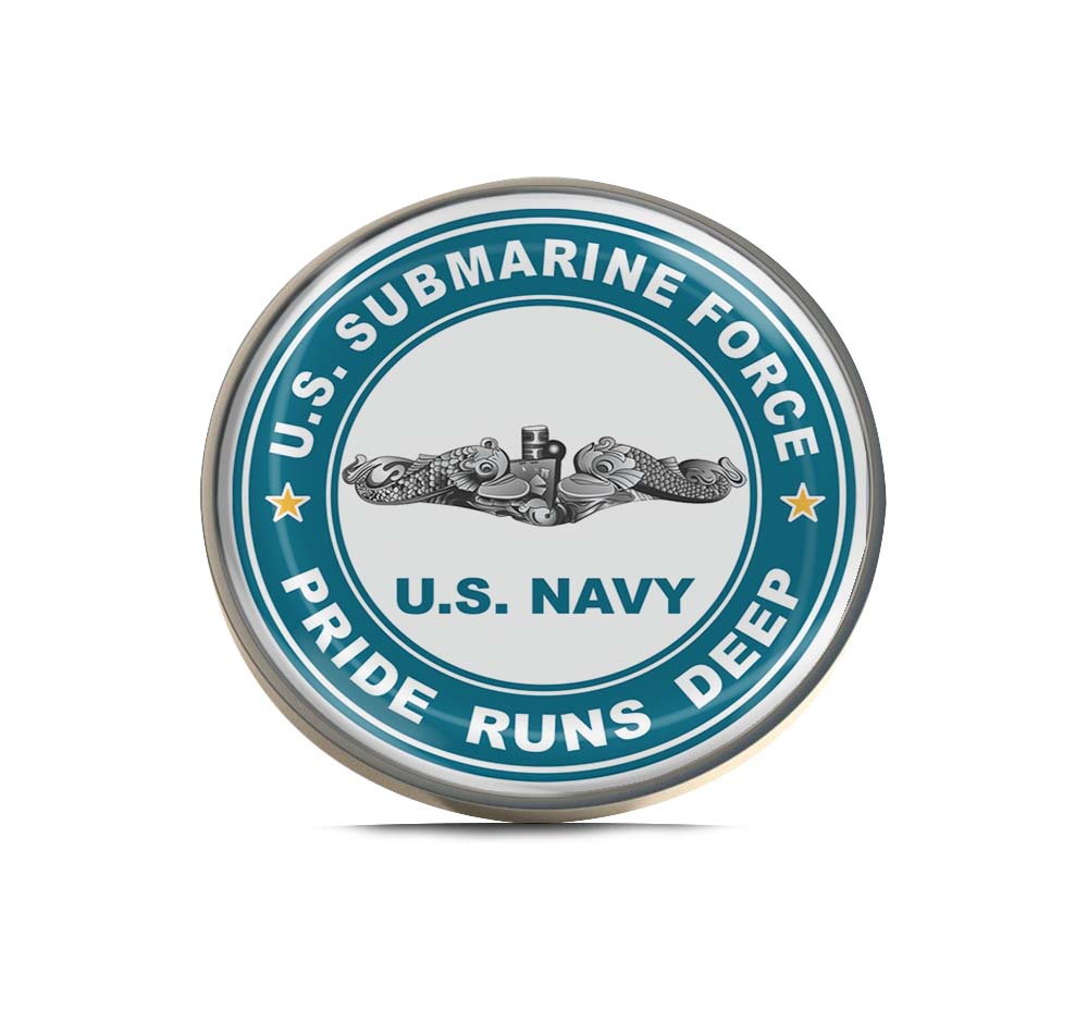U.S Submarine Force Pride Runs Deep Limited Edition Lapel Pin Exclusive Metal Brooch Badge Accessories For Backpack, Clothes, Hats | Cute Gifts and Collectibles