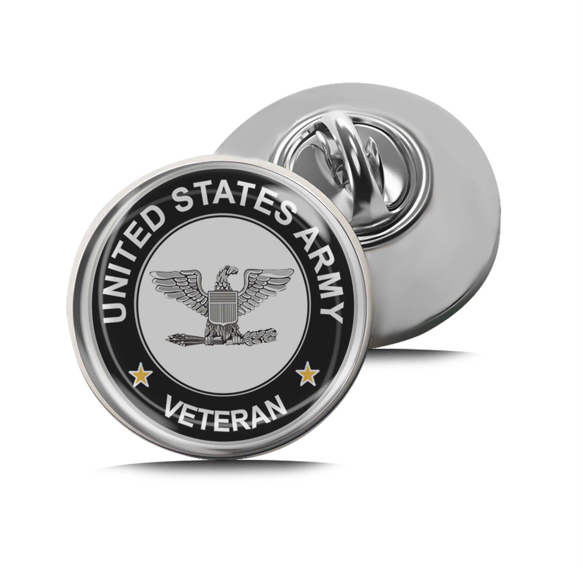 U.S. Army Colonel Veteran Limited Edition Lapel Pin Exclusive Metal Brooch Badge Accessories For Backpack, Clothes, Hats | Cute Gifts and Collectibles