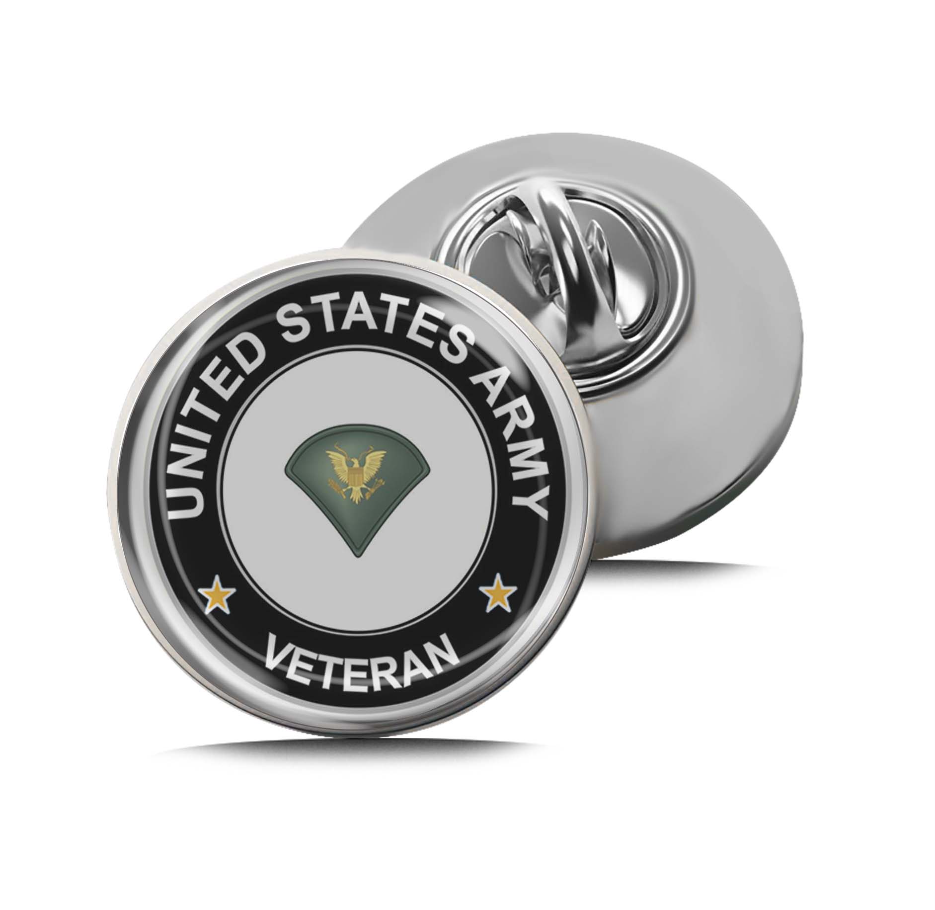 U.S. Army Specialist Veteran Limited Edition Lapel Pin Exclusive Metal Brooch Badge Accessories For Backpack, Clothes, Hats | Cute Gifts and Collectibles