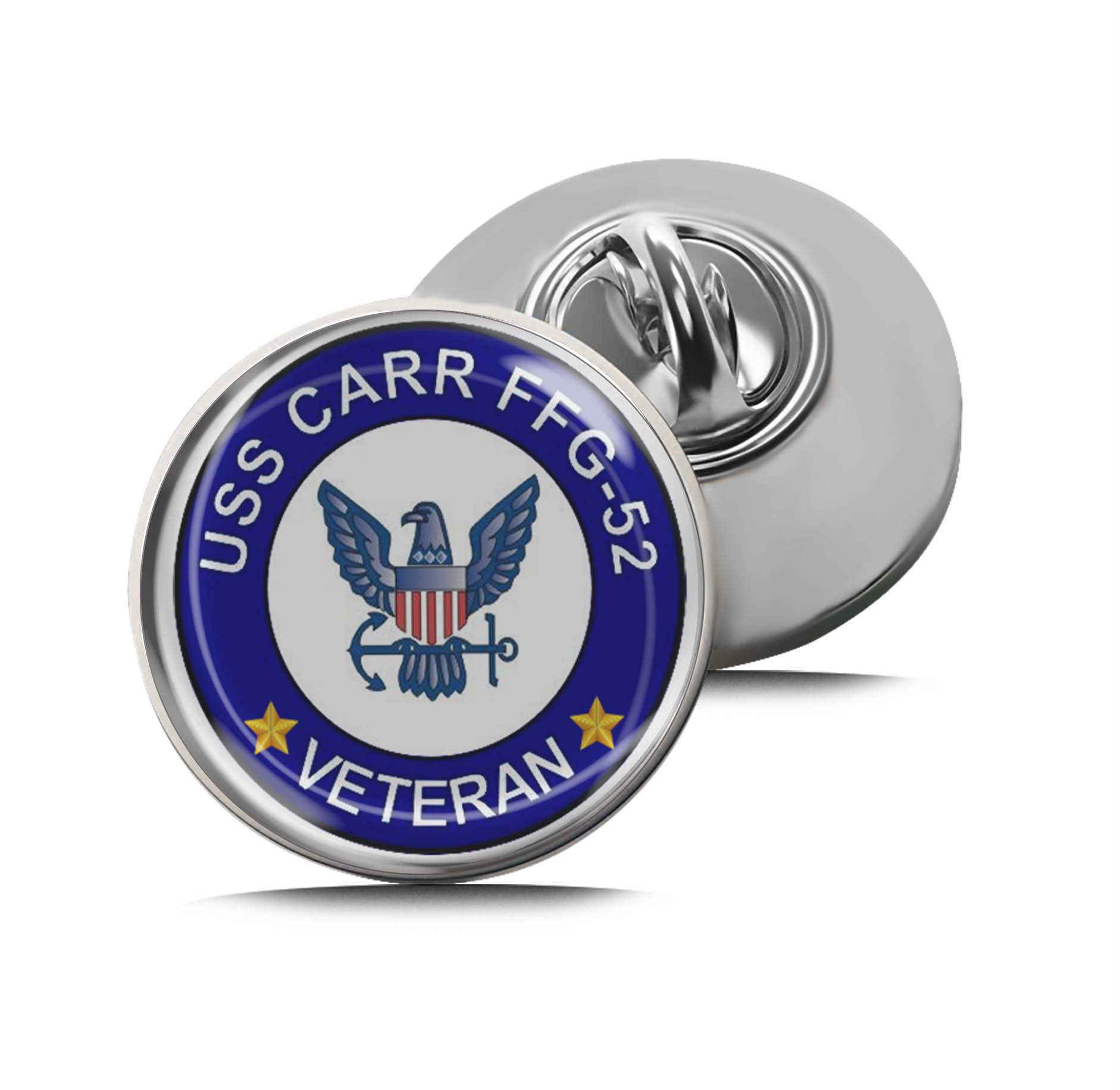 USS Carr FFG-52 Veteran Limited Edition Lapel Pin Exclusive Metal Brooch Badge Accessories For Backpack, Clothes, Hats | Cute Gifts and Collectibles