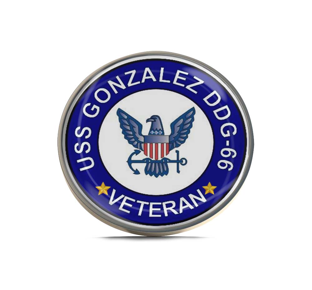 USS Gonzalez DDG-66 Veteran Limited Edition Lapel Pin Exclusive Metal Brooch Badge Accessories For Backpack, Clothes, Hats | Cute Gifts and Collectibles