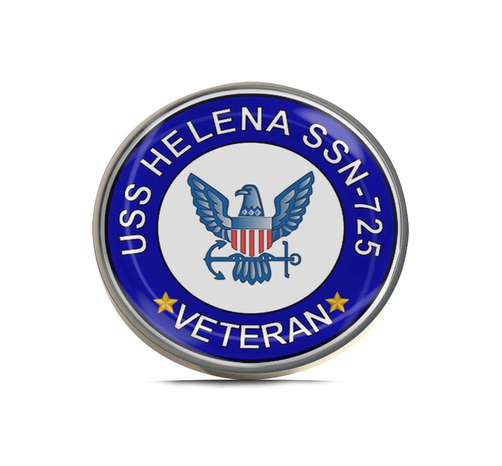 USS Helena SSN-725 Veteran Limited Edition Lapel Pin Exclusive Metal Brooch Badge Accessories For Backpack, Clothes, Hats | Cute Gifts and Collectibles