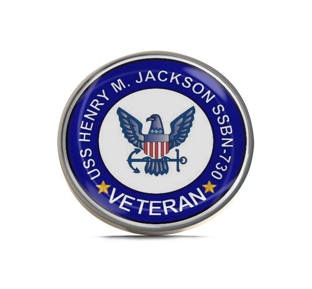 USS Henry M Jackson SSBN-730 Veteran Limited Edition Lapel Pin Exclusive Metal Brooch Badge Accessories For Backpack, Clothes, Hats | Cute Gifts and Collectibles