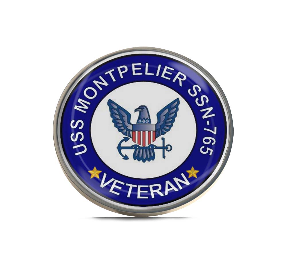 USS Montpelier SSN-765 Veteran Limited Edition Lapel Pin Exclusive Metal Brooch Badge Accessories For Backpack, Clothes, Hats | Cute Gifts and Collectibles