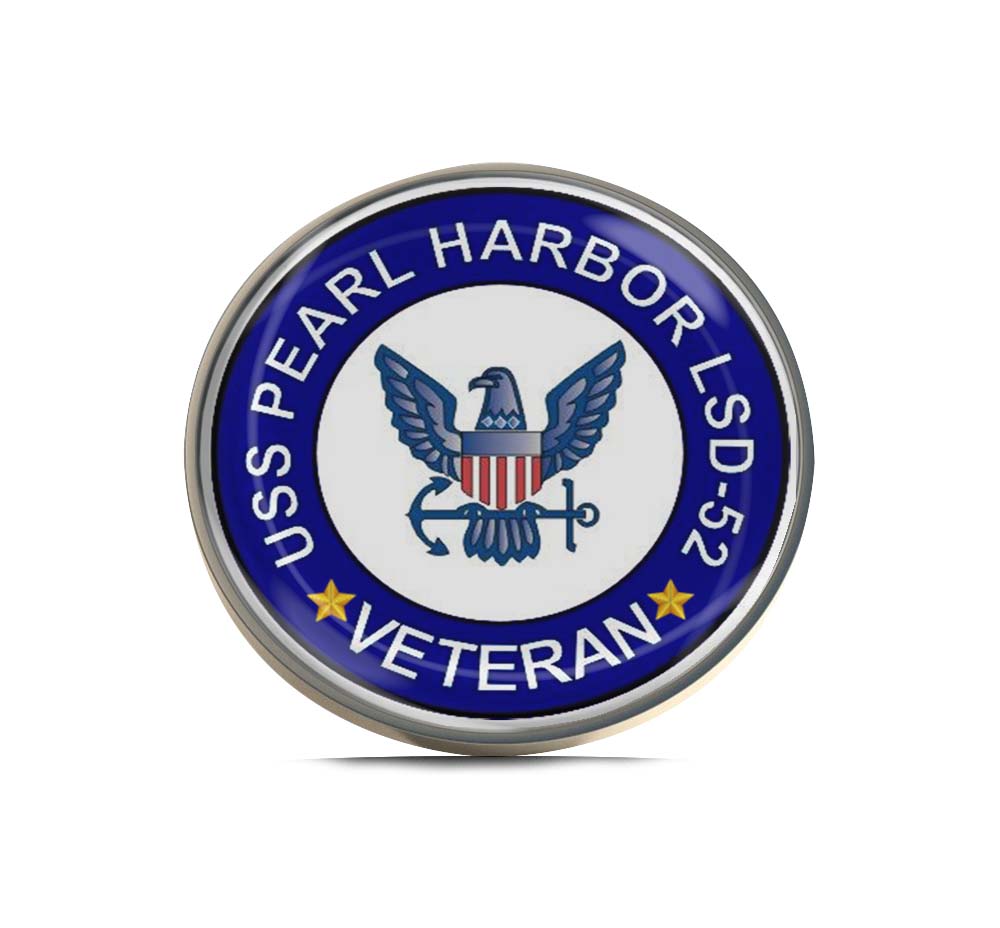 USS Pearl Harbor LSD-52 Veteran Limited Edition Lapel Pin Exclusive Metal Brooch Badge Accessories For Backpack, Clothes, Hats | Cute Gifts and Collectibles