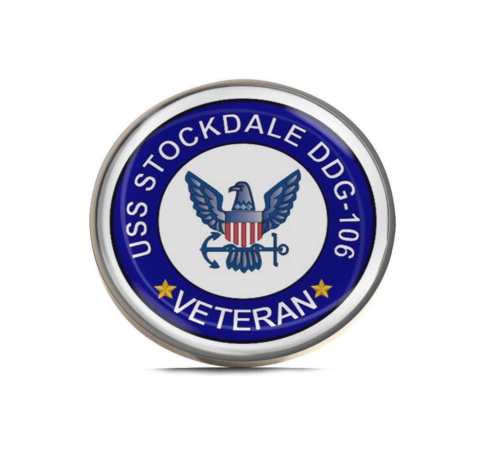 USS Stockdale DDG-106 Veteran Limited Edition Lapel Pin Exclusive Metal Brooch Badge Accessories For Backpack, Clothes, Hats | Cute Gifts and Collectibles