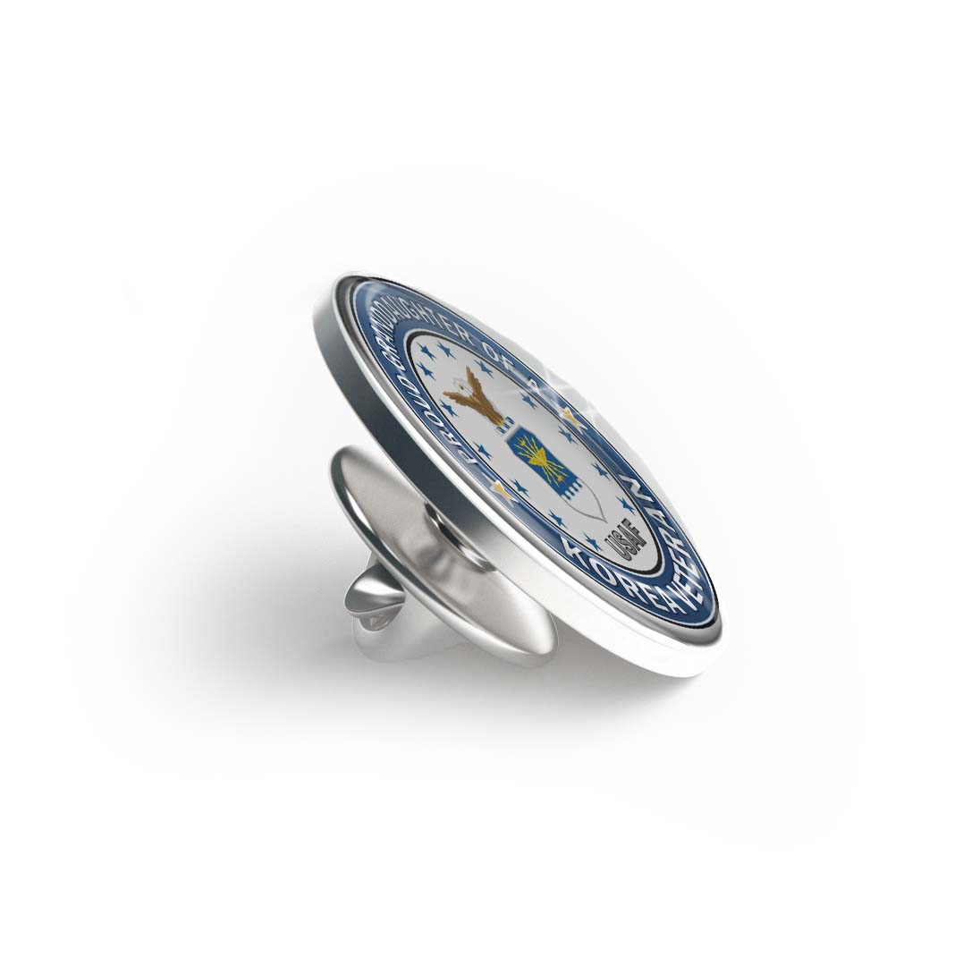 U.S. Air Force Proud Granddaughter of a Korea Veteran Limited Edition Lapel Pin Exclusive Metal Brooch Badge Accessories For Backpack, Clothes, Hats | Cute Gifts and Collectibles