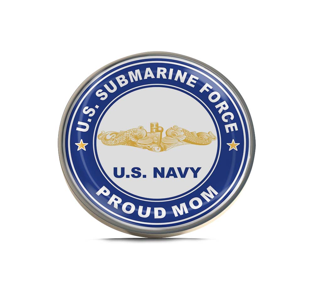 US Submarine Force Proud Mom Gold Dolphins Limited Edition Lapel Pin Exclusive Metal Brooch Badge Accessories For Backpack, Clothes, Hats | Cute Gifts and Collectibles