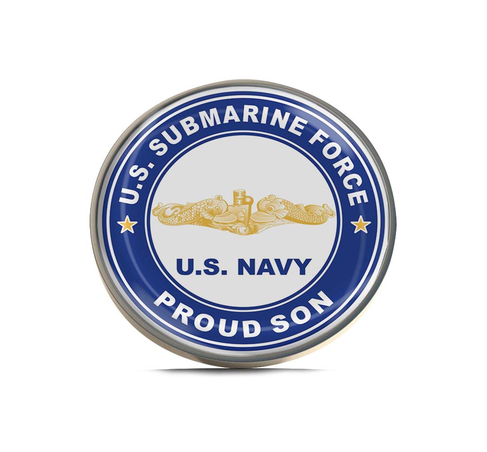 US Submarine Force Proud Son Gold Dolphins Limited Edition Lapel Pin Exclusive Metal Brooch Badge Accessories For Backpack, Clothes, Hats | Cute Gifts and Collectibles