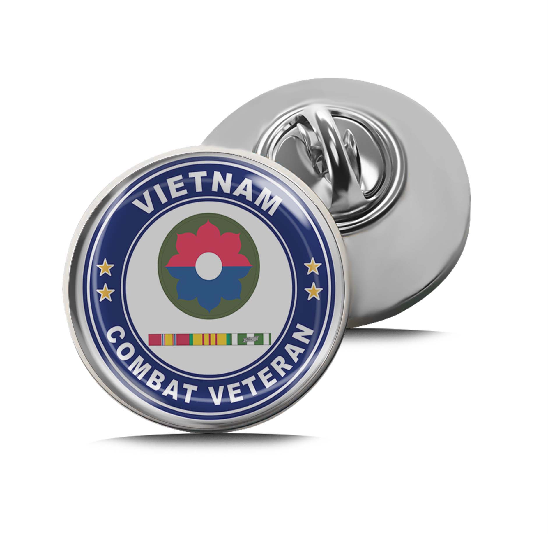 9th Infantry Division Vietnam Combat Veteran Limited Edition Lapel Pin Exclusive Metal Brooch Badge Accessories For Backpack, Clothes, Hats | Cute Gifts and Collectibles