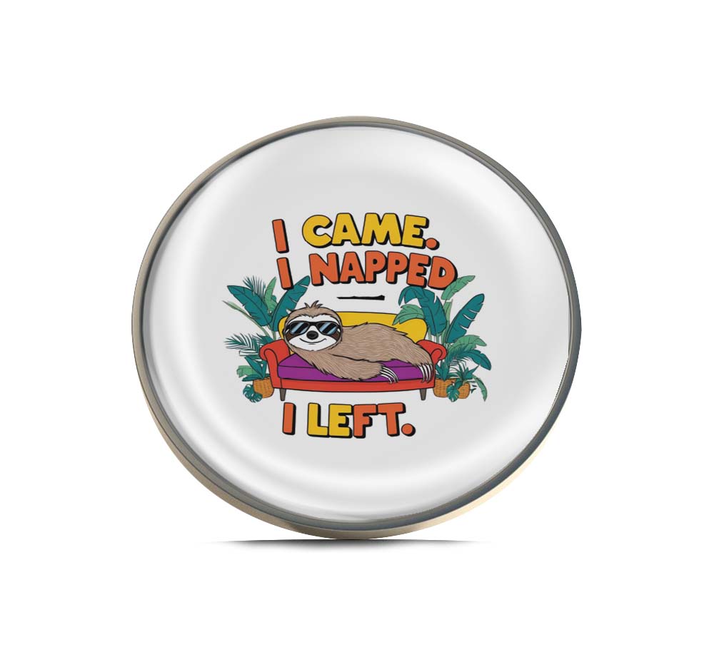 Napping Sloth Limited Edition Lapel Pin Exclusive Metal Brooch Badge Accessories For Backpack, Clothes, Hats | Cute Gifts and Collectibles