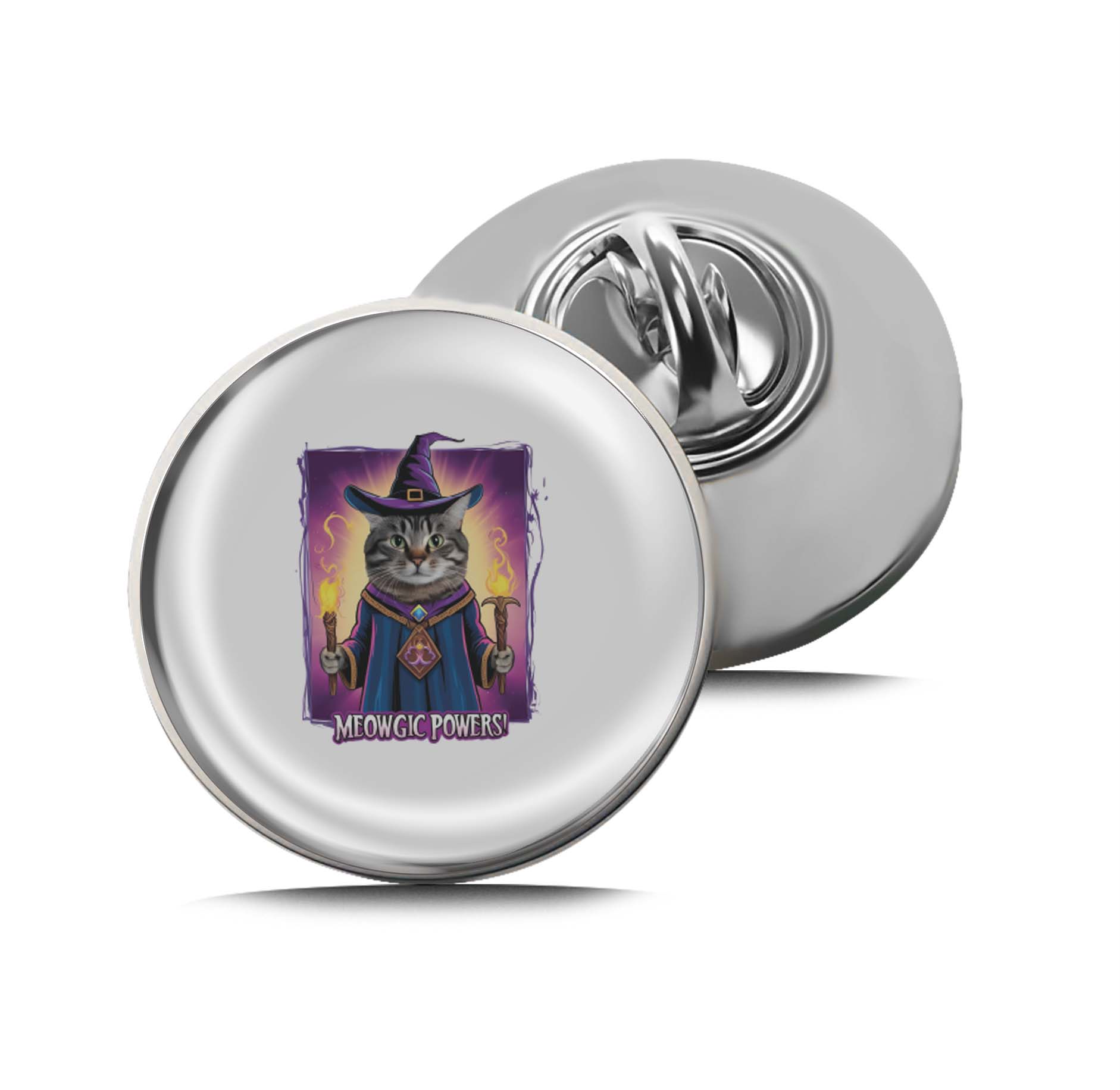 Meowgic Powers Limited Edition Lapel Pin Exclusive Metal Brooch Badge Accessories For Backpack, Clothes, Hats | Cute Gifts and Collectibles
