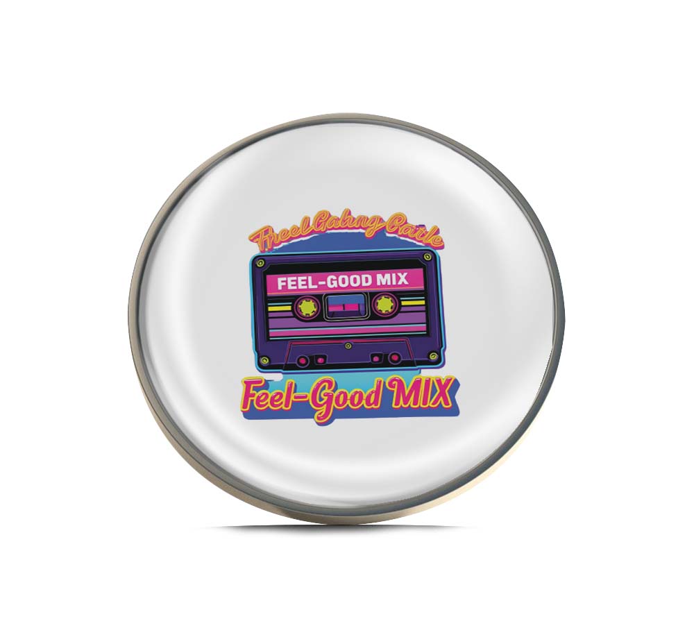Feel-Good Mix Cassette Limited Edition Lapel Pin Exclusive Metal Brooch Badge Accessories For Backpack, Clothes, Hats | Cute Gifts and Collectibles