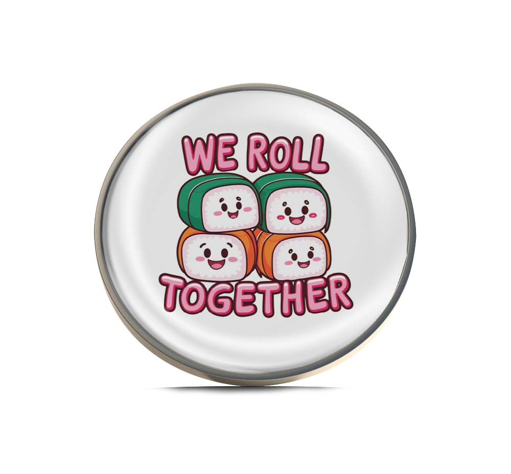 Roll Models Sushi Limited Edition Lapel Pin Exclusive Metal Brooch Badge Accessories For Backpack, Clothes, Hats | Cute Gifts and Collectibles