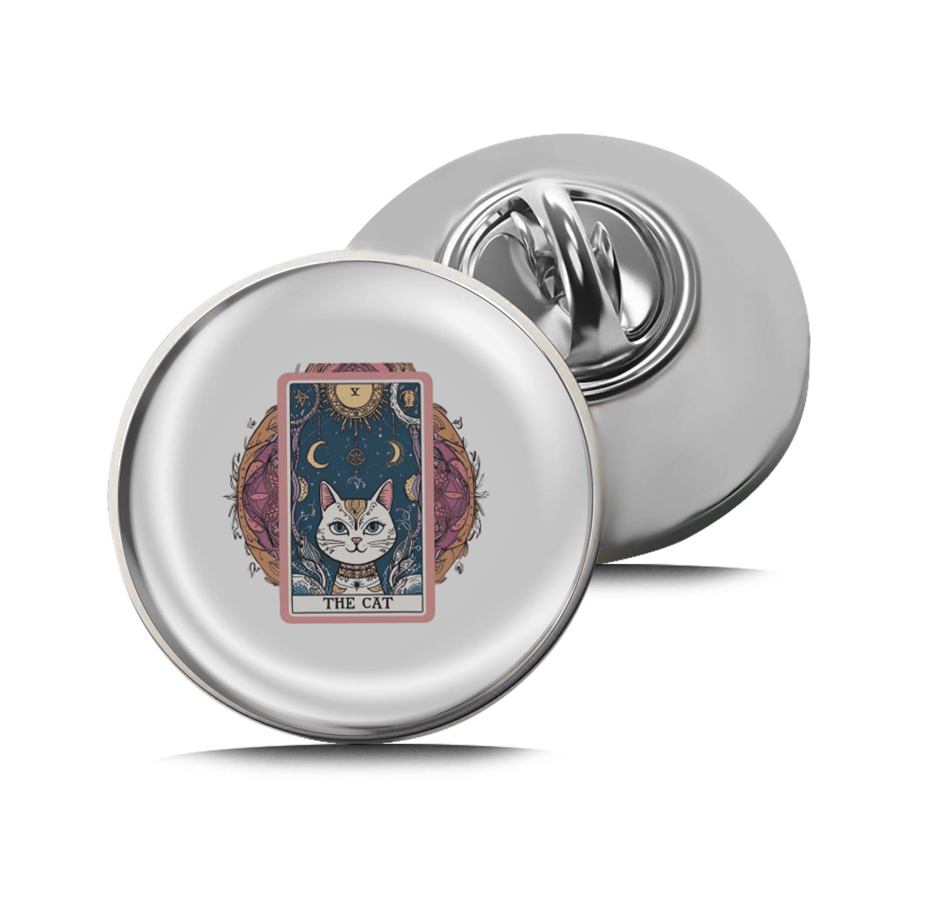 The Cat Tarot Limited Edition Lapel Pin Exclusive Metal Brooch Badge Accessories For Backpack, Clothes, Hats | Cute Gifts and Collectibles