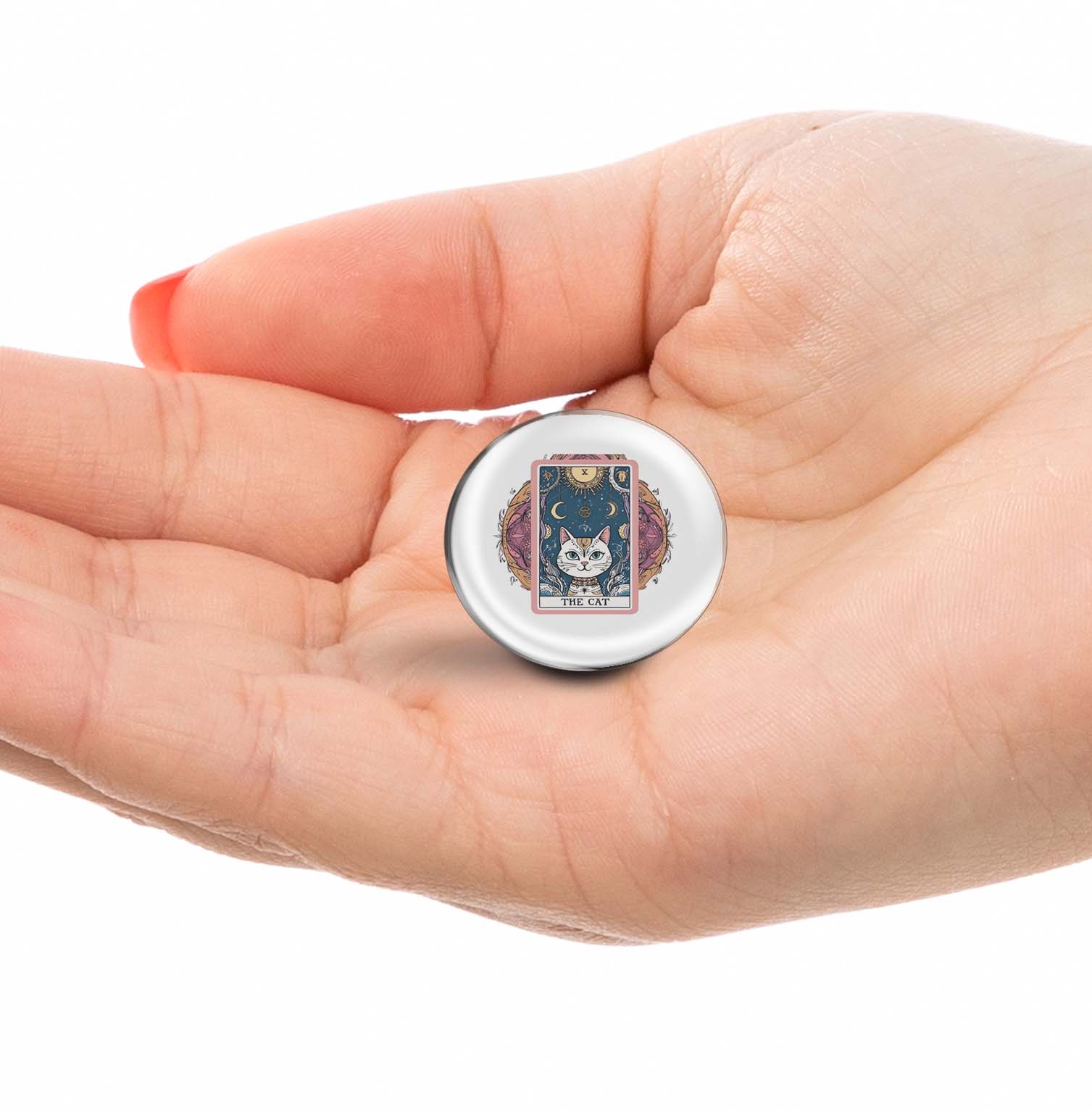 The Cat Tarot Limited Edition Lapel Pin Exclusive Metal Brooch Badge Accessories For Backpack, Clothes, Hats | Cute Gifts and Collectibles