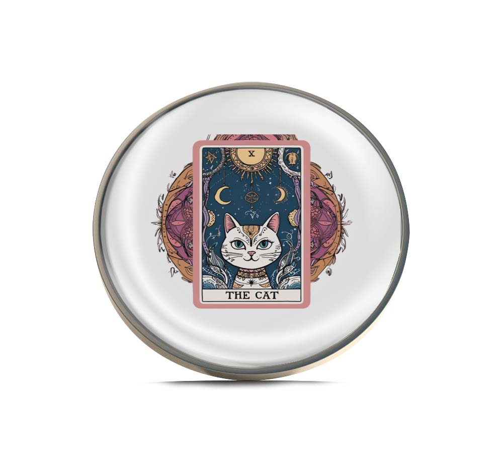 The Cat Tarot Limited Edition Lapel Pin Exclusive Metal Brooch Badge Accessories For Backpack, Clothes, Hats | Cute Gifts and Collectibles