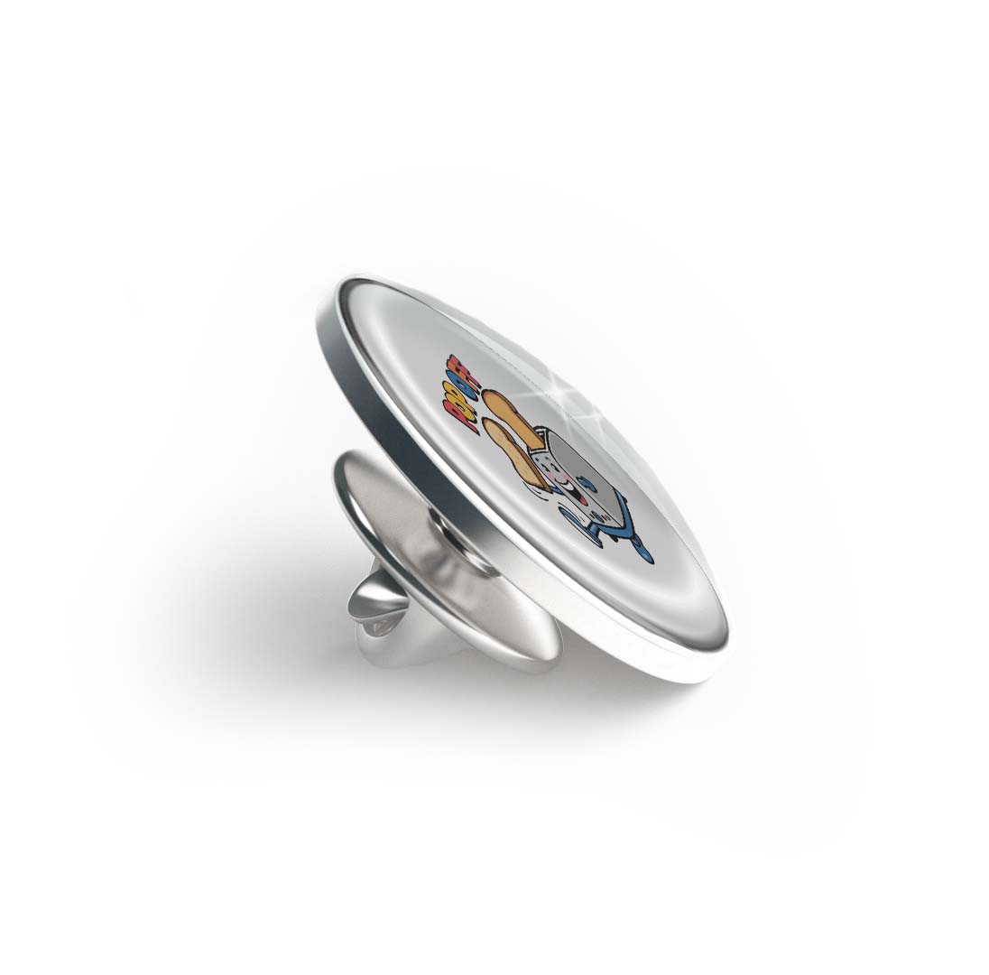 Pop Off Toaster Limited Edition Lapel Pin Exclusive Metal Brooch Badge Accessories For Backpack, Clothes, Hats | Cute Gifts and Collectibles