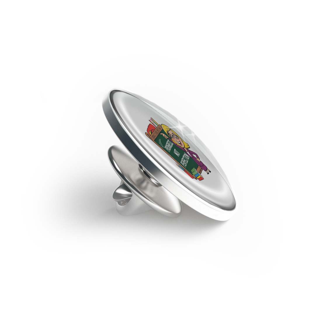 "Progress, Not Perfection" Quote Limited Edition Lapel Pin Exclusive Metal Brooch Badge Accessories For Backpack, Clothes, Hats | Cute Gifts and Collectibles