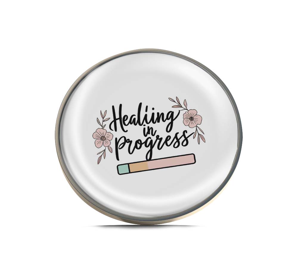 Healing in Progress Limited Edition Lapel Pin Exclusive Metal Brooch Badge Accessories For Backpack, Clothes, Hats | Cute Gifts and Collectibles