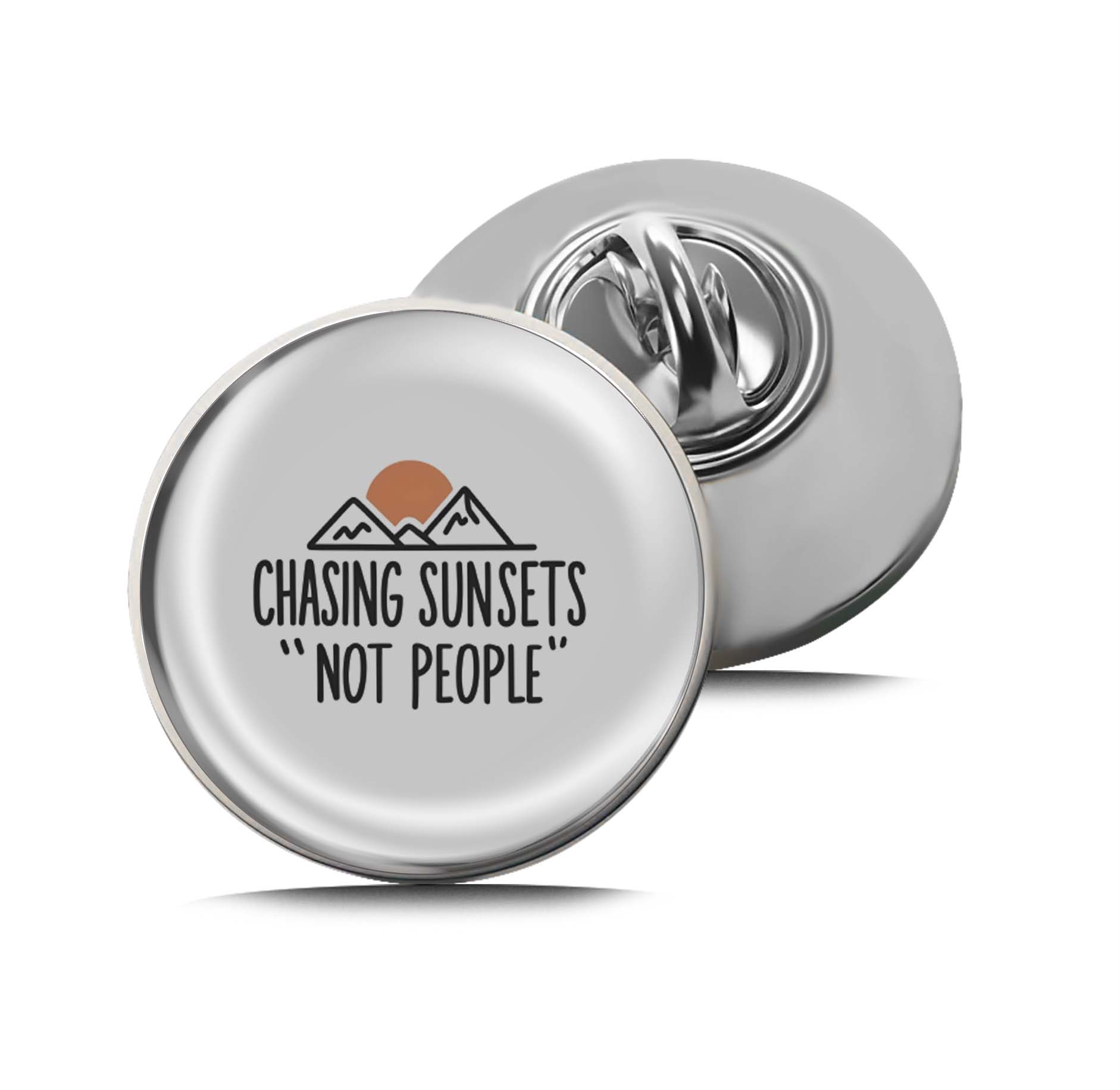 Chasing Sunsets Limited Edition Lapel Pin Exclusive Metal Brooch Badge Accessories For Backpack, Clothes, Hats | Cute Gifts and Collectibles