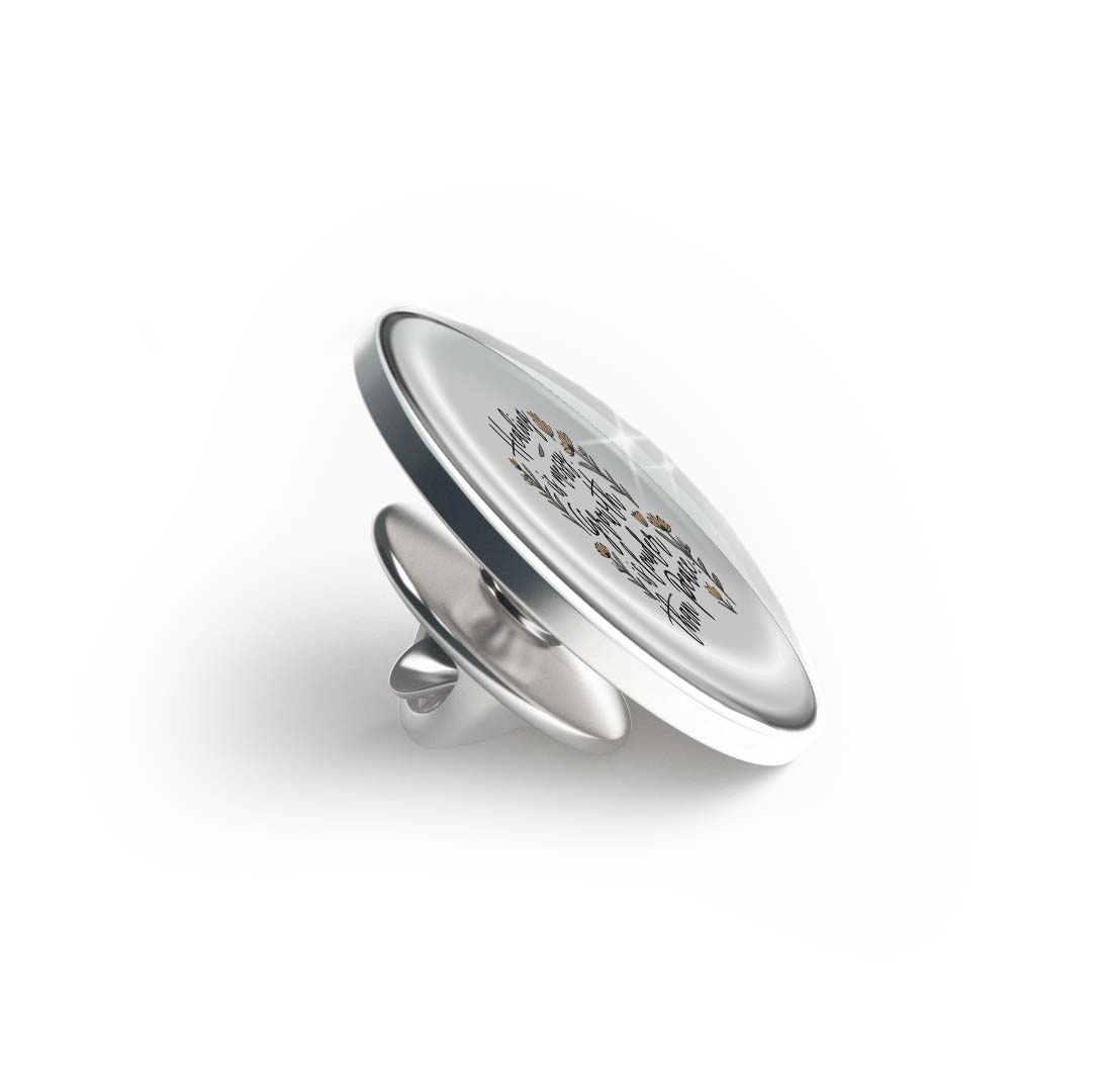 "Healing is Messy" Quote Limited Edition Lapel Pin Exclusive Metal Brooch Badge Accessories For Backpack, Clothes, Hats | Cute Gifts and Collectibles