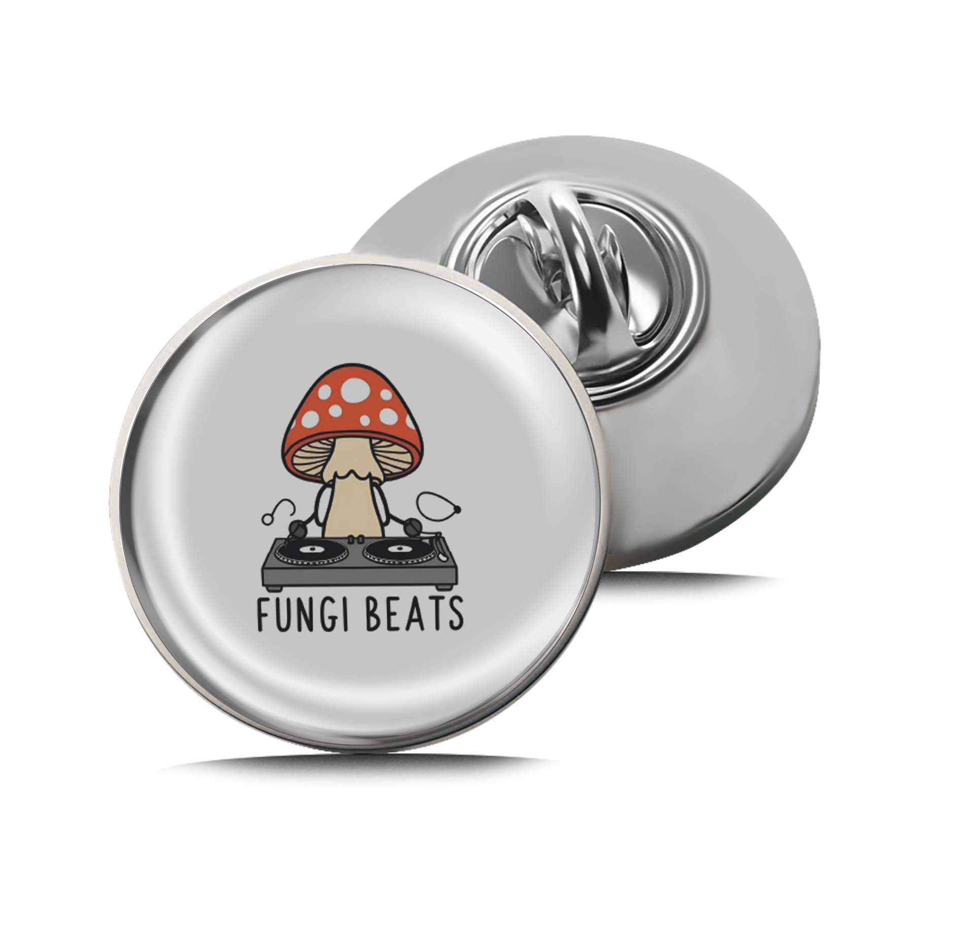 Fungi Beats Limited Edition Lapel Pin Exclusive Metal Brooch Badge Accessories For Backpack, Clothes, Hats | Cute Gifts and Collectibles