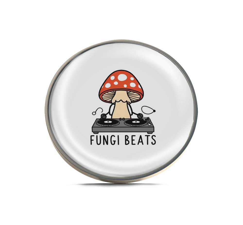 Fungi Beats Limited Edition Lapel Pin Exclusive Metal Brooch Badge Accessories For Backpack, Clothes, Hats | Cute Gifts and Collectibles