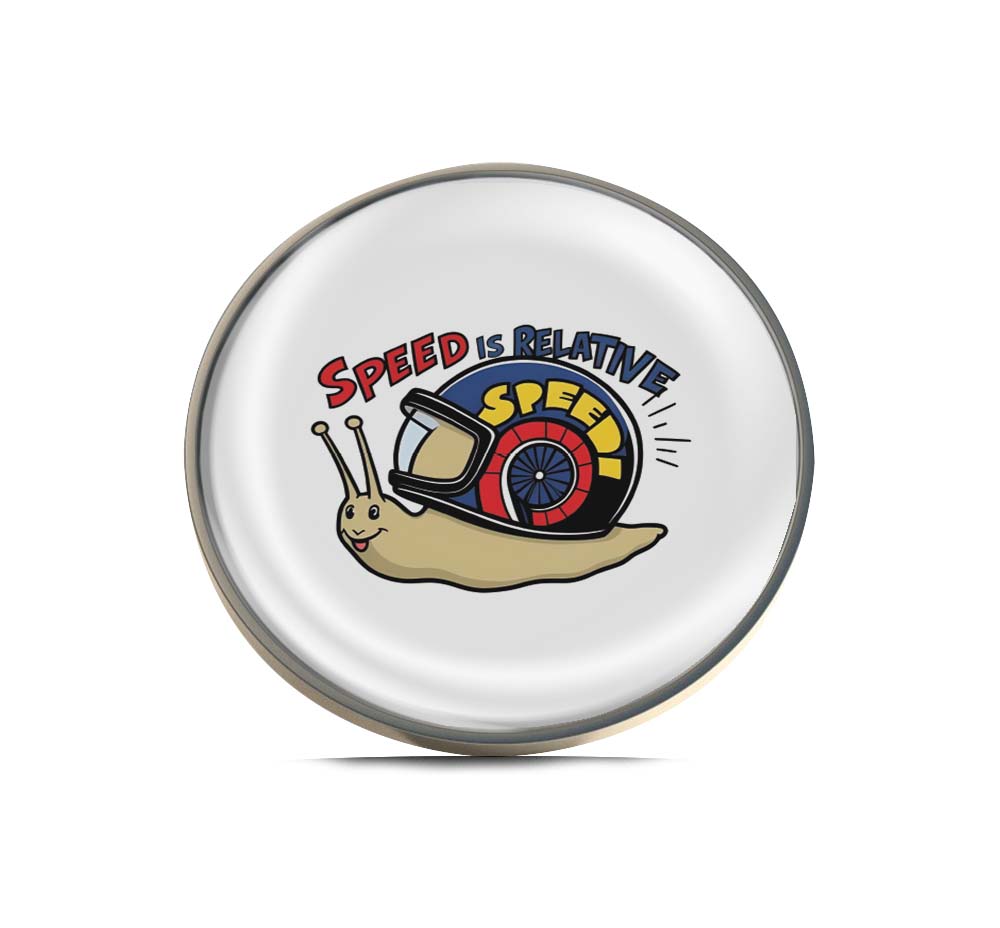Speed Snail Limited Edition Lapel Pin Exclusive Metal Brooch Badge Accessories For Backpack, Clothes, Hats | Cute Gifts and Collectibles