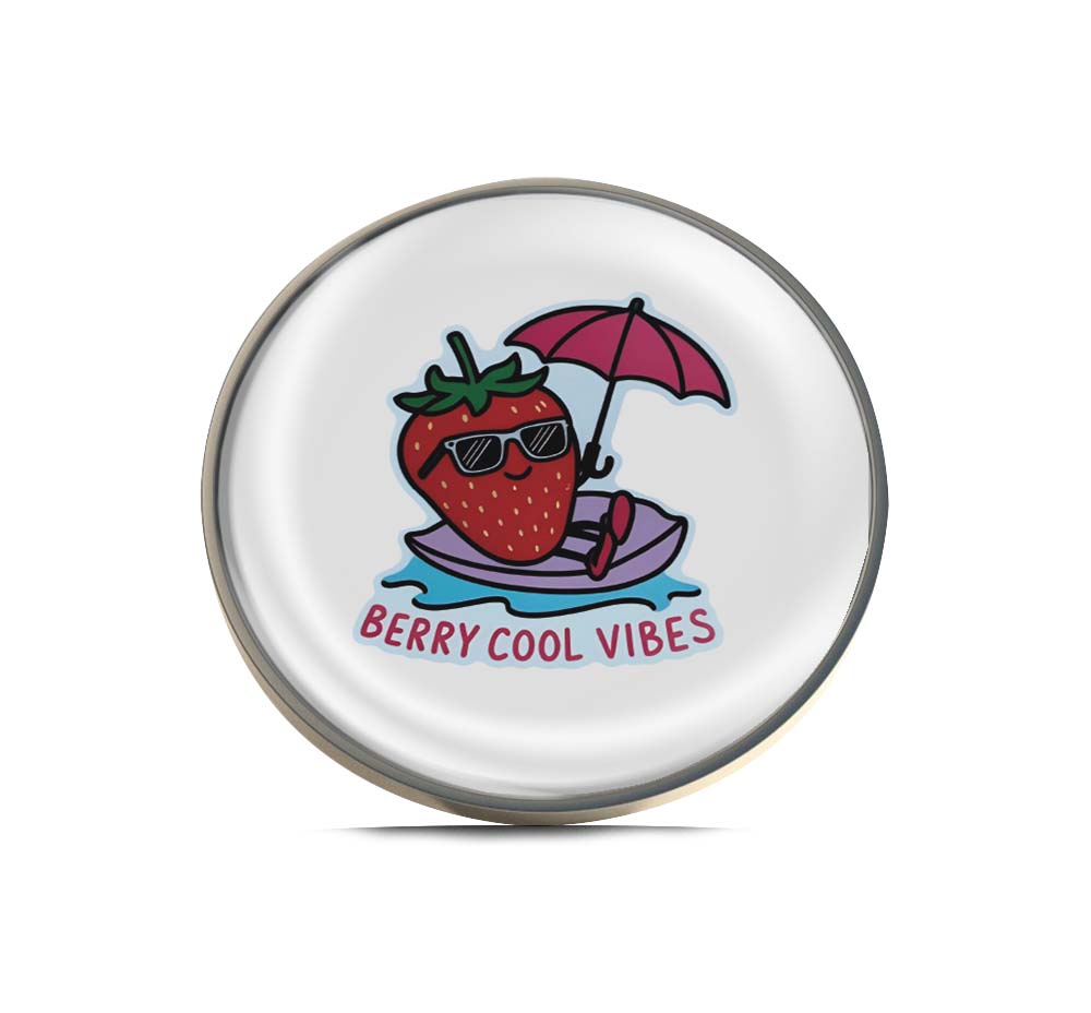Berry Cool Vibes Limited Edition Lapel Pin Exclusive Metal Brooch Badge Accessories For Backpack, Clothes, Hats | Cute Gifts and Collectibles