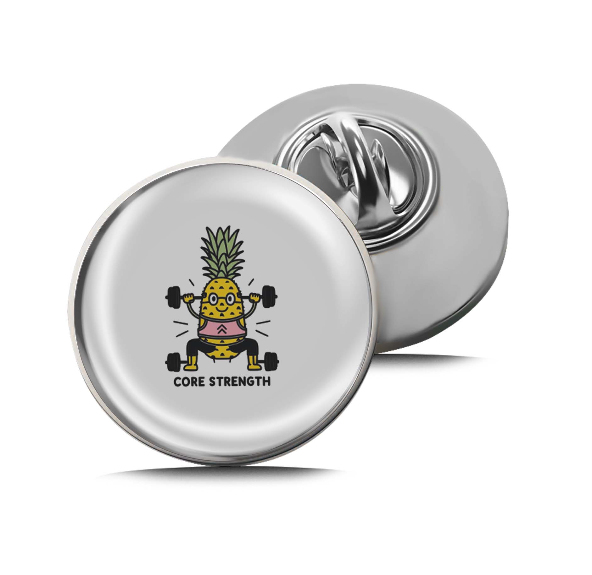 Weightlifting Pineapple Limited Edition Lapel Pin Exclusive Metal Brooch Badge Accessories For Backpack, Clothes, Hats | Cute Gifts and Collectibles