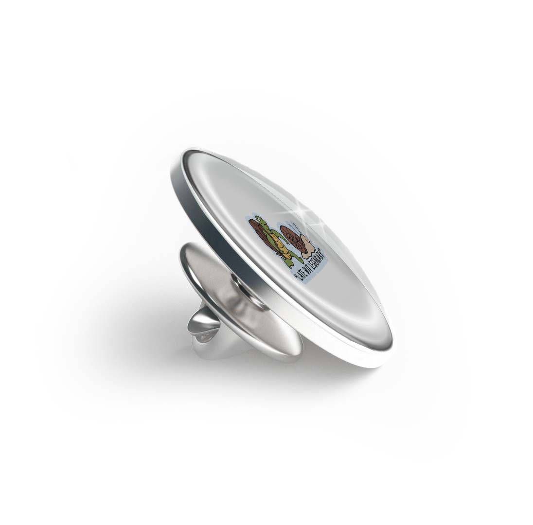 Late But Legendary Limited Edition Lapel Pin Exclusive Metal Brooch Badge Accessories For Backpack, Clothes, Hats | Cute Gifts and Collectibles