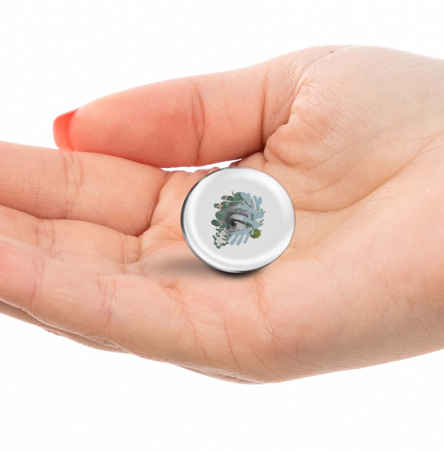 Sight sense and plants collage Limited Edition Lapel Pin Exclusive Metal Brooch Badge Accessories For Backpack, Clothes, Hats | Cute Gifts and Collectibles