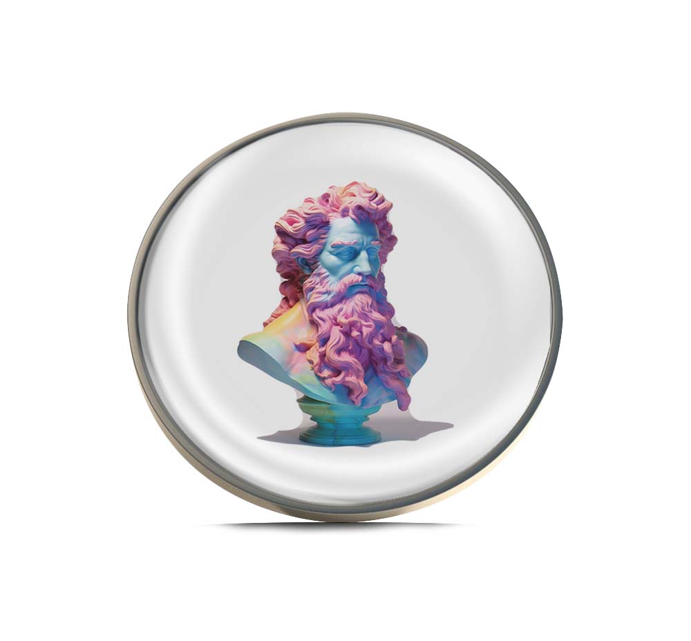 Ancient Bust Pop Art Limited Edition Lapel Pin Exclusive Metal Brooch Badge Accessories For Backpack, Clothes, Hats | Cute Gifts and Collectibles