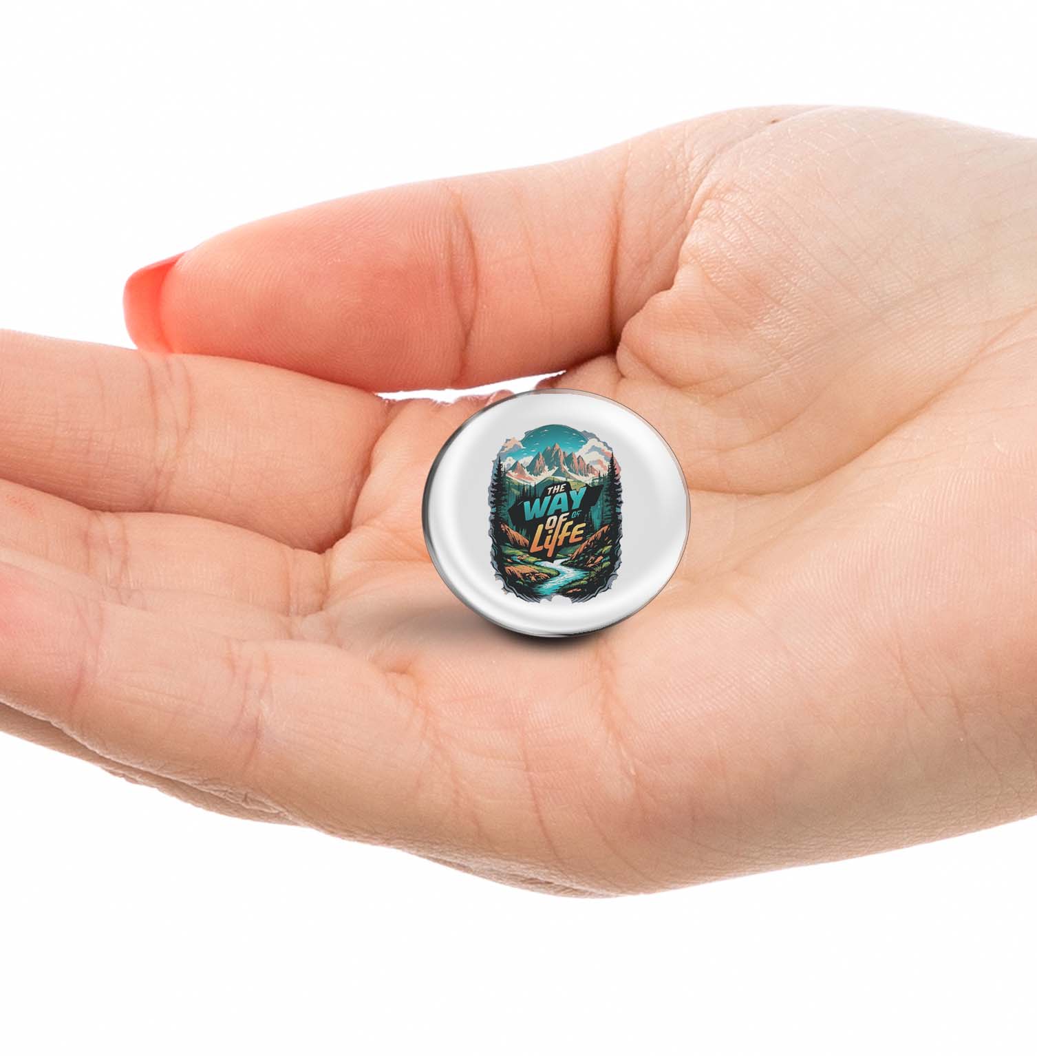 The Way of Life Limited Edition Lapel Pin Exclusive Metal Brooch Badge Accessories For Backpack, Clothes, Hats | Cute Gifts and Collectibles