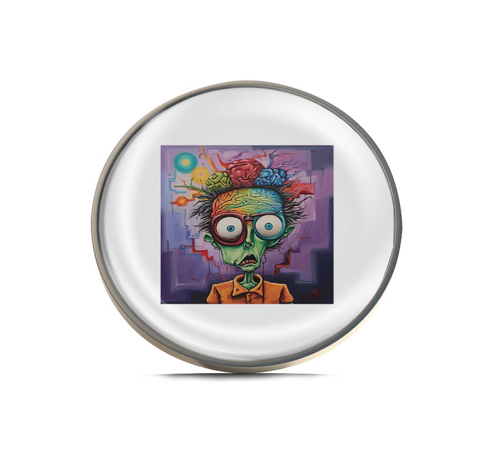 Cartoon Zombie Limited Edition Lapel Pin Exclusive Metal Brooch Badge Accessories For Backpack, Clothes, Hats | Cute Gifts and Collectibles