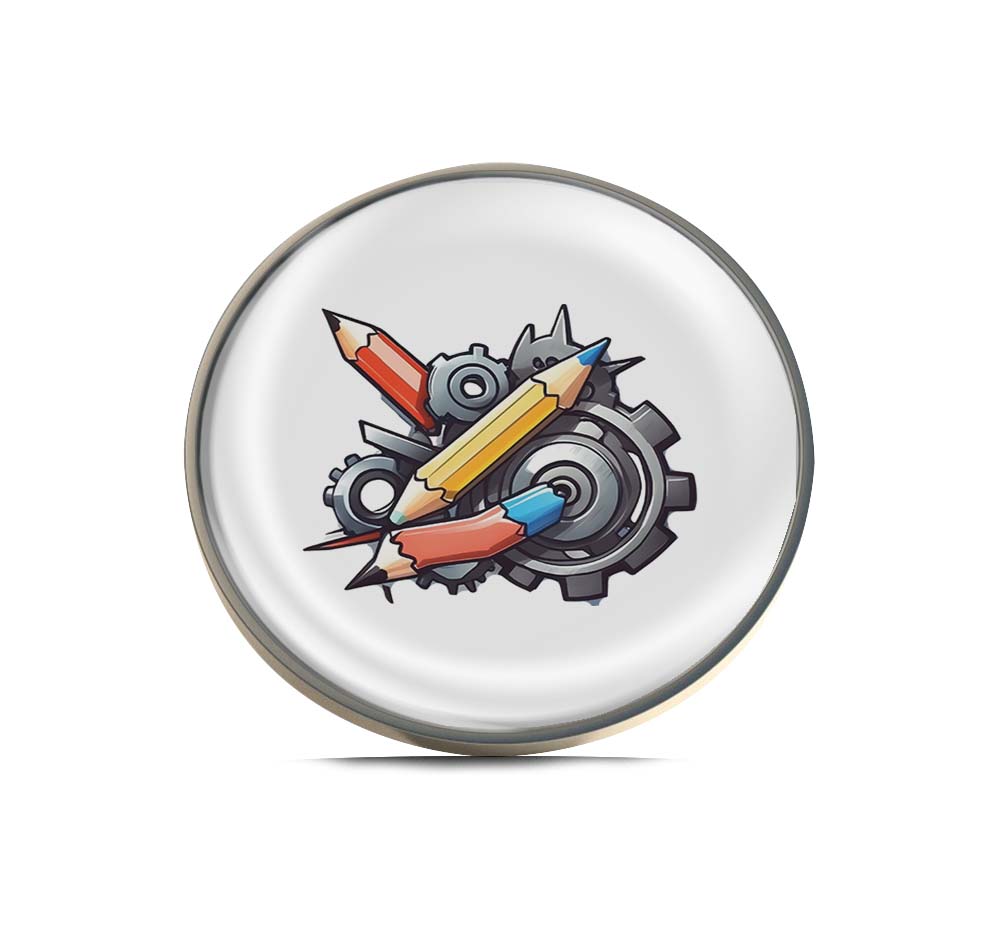 Mechanical Mind Limited Edition Lapel Pin Exclusive Metal Brooch Badge Accessories For Backpack, Clothes, Hats | Cute Gifts and Collectibles