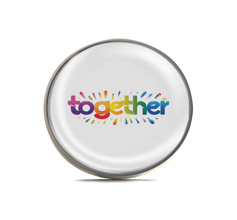 Together Limited Edition Lapel Pin Exclusive Metal Brooch Badge Accessories For Backpack, Clothes, Hats | Cute Gifts and Collectibles