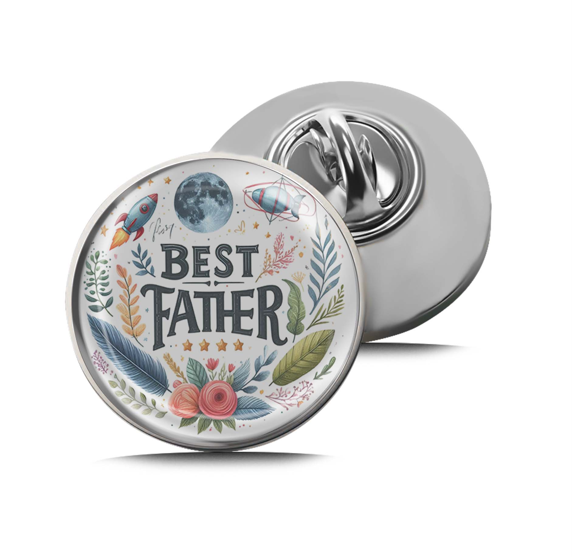 Best Father Limited Edition Lapel Pin Exclusive Metal Brooch Badge Accessories For Backpack, Clothes, Hats | Cute Gifts and Collectibles