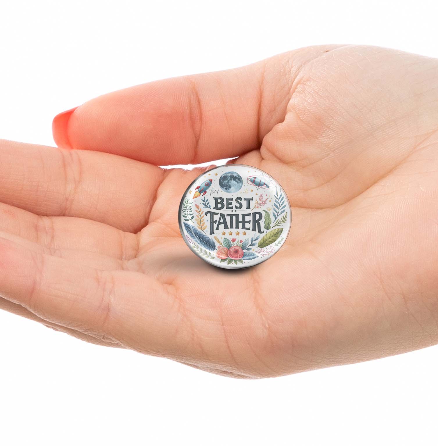 Best Father Limited Edition Lapel Pin Exclusive Metal Brooch Badge Accessories For Backpack, Clothes, Hats | Cute Gifts and Collectibles