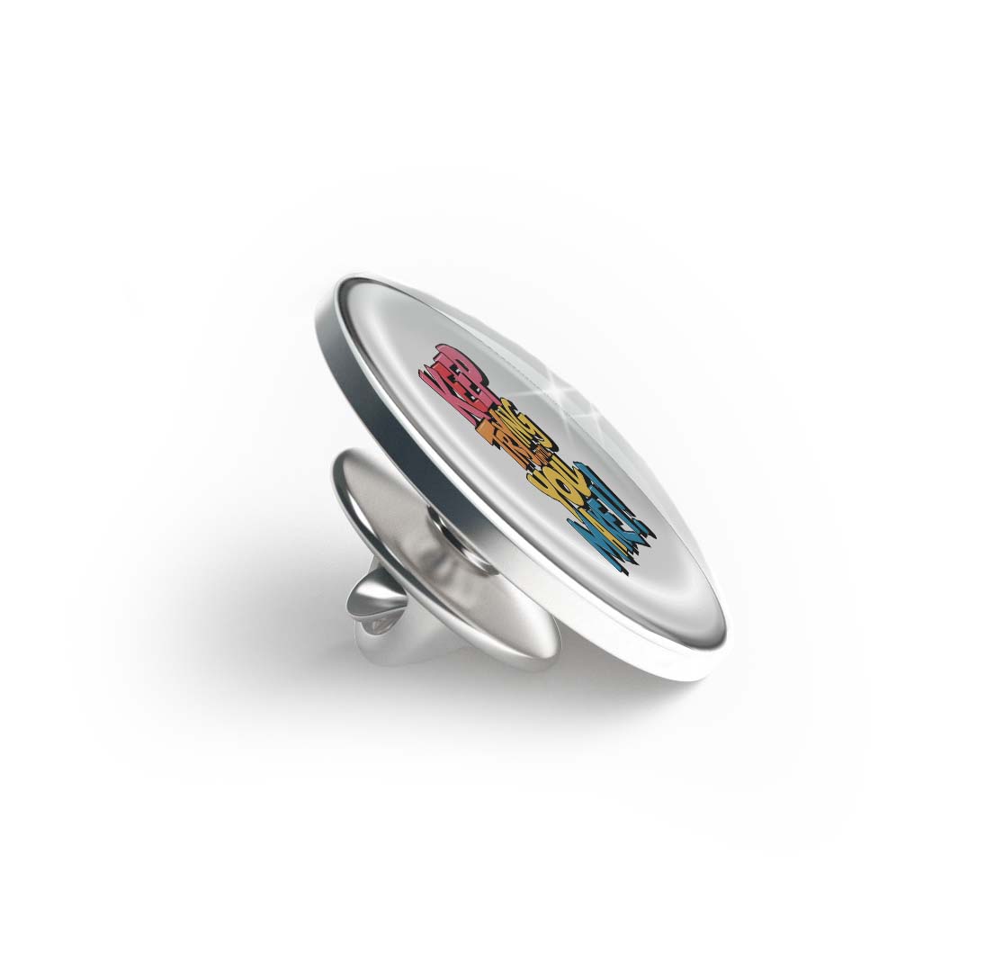 Keep trying until you make Limited Edition Lapel Pin Exclusive Metal Brooch Badge Accessories For Backpack, Clothes, Hats | Cute Gifts and Collectibles