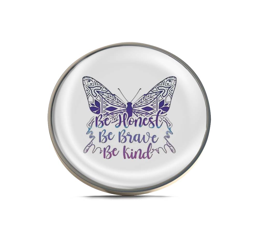 Be honest be brave be kind Limited Edition Lapel Pin Exclusive Metal Brooch Badge Accessories For Backpack, Clothes, Hats | Cute Gifts and Collectibles