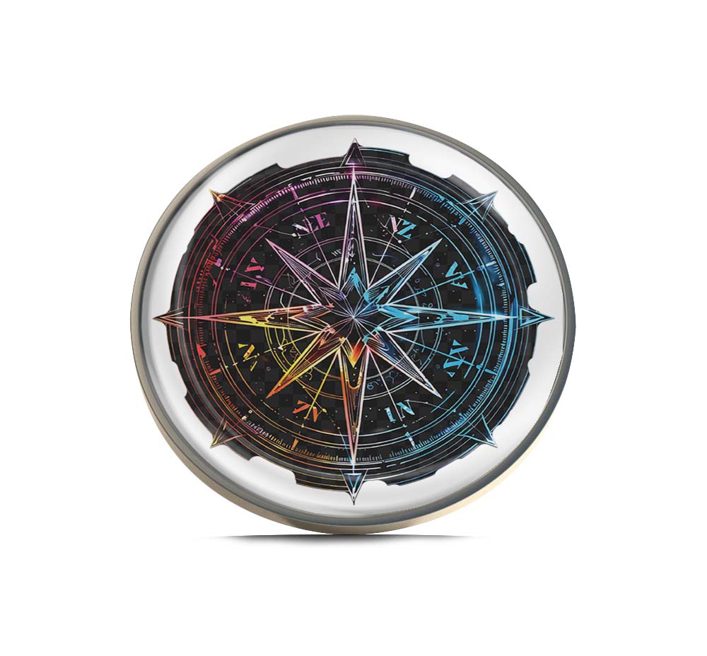 Glowing Compass Limited Edition Lapel Pin Exclusive Metal Brooch Badge Accessories For Backpack, Clothes, Hats | Cute Gifts and Collectibles