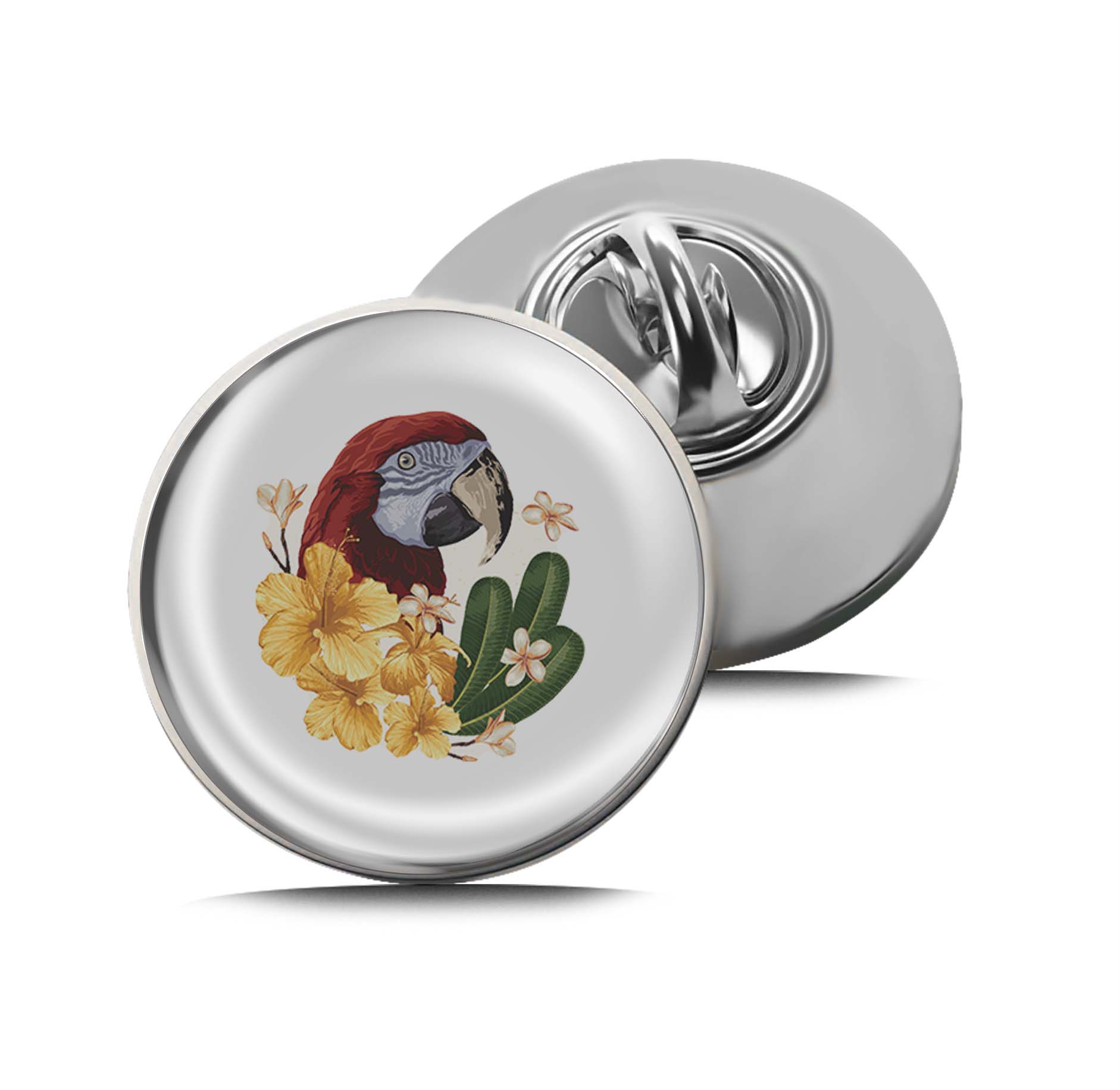 Tropical Parrot Limited Edition Lapel Pin Exclusive Metal Brooch Badge Accessories For Backpack, Clothes, Hats | Cute Gifts and Collectibles