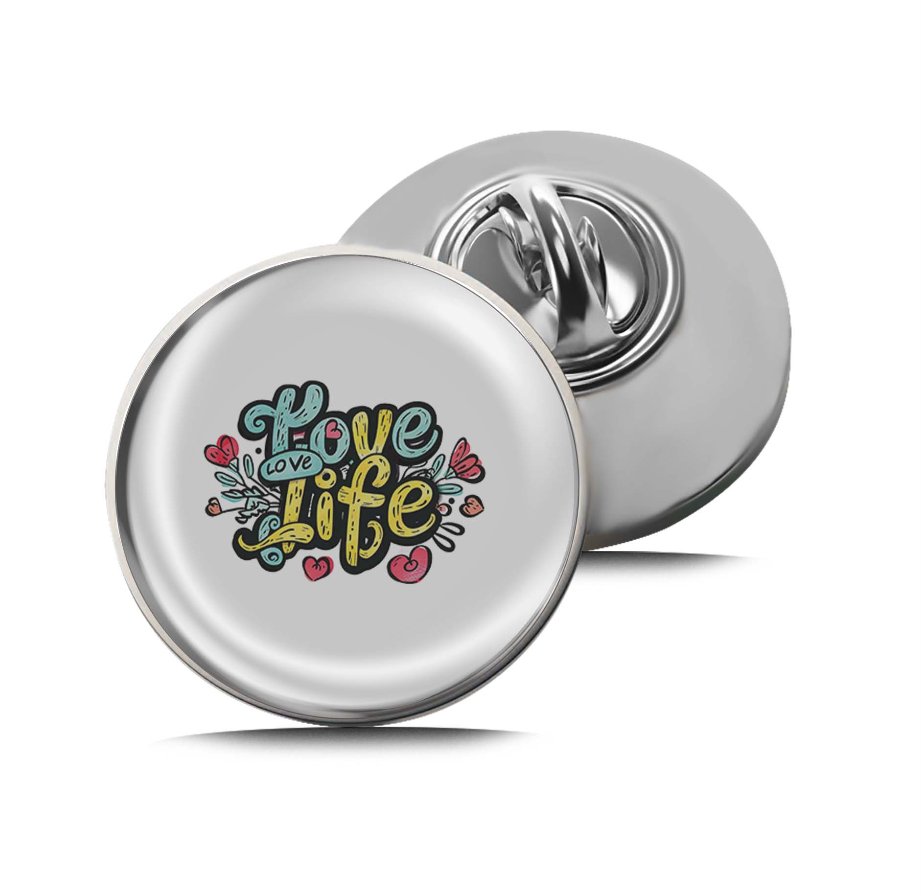 Love Life Limited Edition Lapel Pin Exclusive Metal Brooch Badge Accessories For Backpack, Clothes, Hats | Cute Gifts and Collectibles